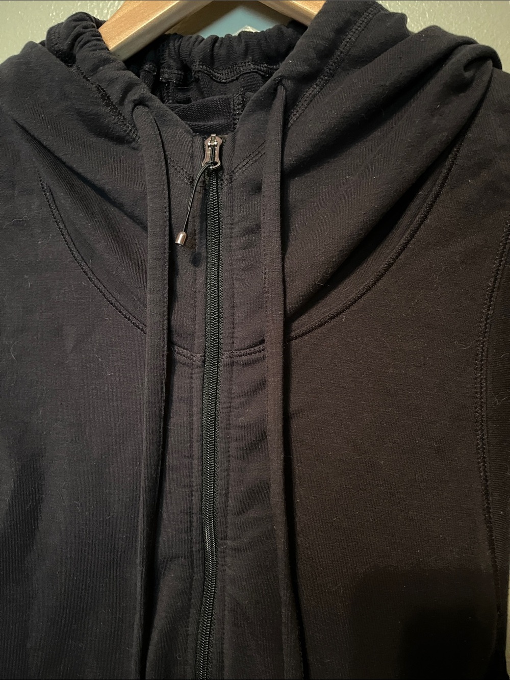 Calia Sleeveless Black Hooded Pullover Tank Top, Size Small - Picture 5 of 8